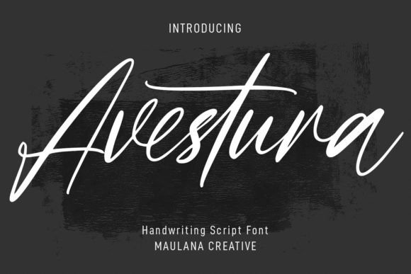 Avestura: Elegant Script Font for Crafters
