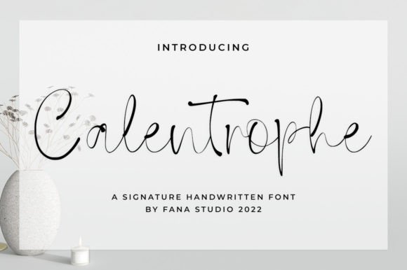 Calentrophe: A Dazzling Script Font