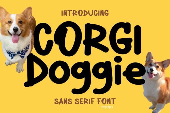 Corgi Doggie Font for Creative Makers