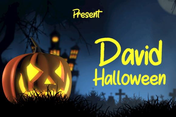 David Halloween Font for Elegant Design