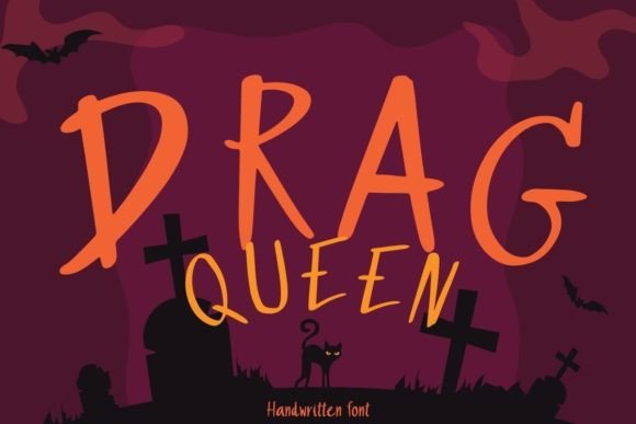 Drag Queen Font for Creative Projects