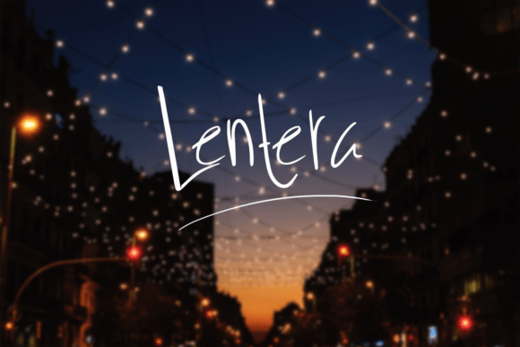 Lentera: A Creative Font for Campaigns
