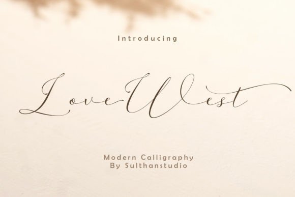 Love West Font: Elegant Script for Digital Marketing