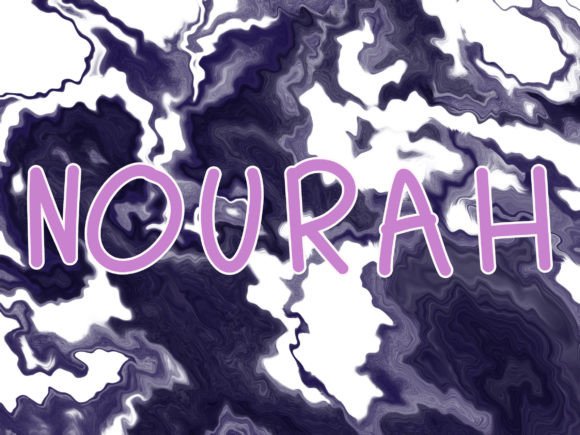 Nourah: A Fun Handwritten Font
