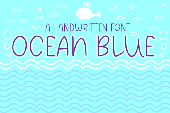 Ocean Blue: A Friendly, Handwritten Font That Elevates Your Brand