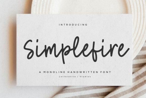 Simplefire: A Handwritten Font for Creative Makers