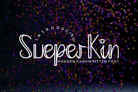 Sueperkin: A Playful Script Font for Creative Projects